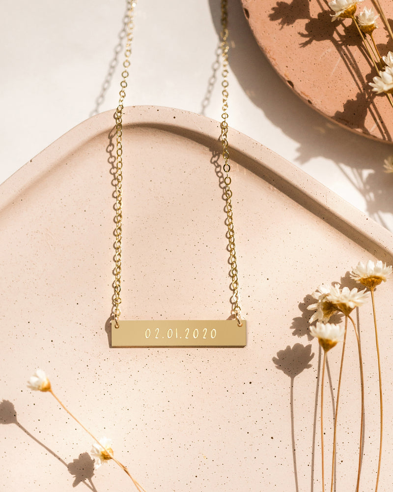 
            
                Load image into Gallery viewer, Personalized Date Necklace
            
        
