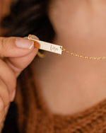Niya Personalized Name Bar Necklace